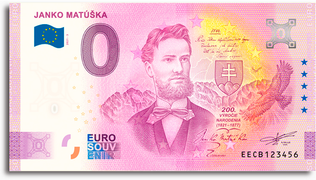 Končna podoba vašega bankovca za 0 eur personalizacija-komplet